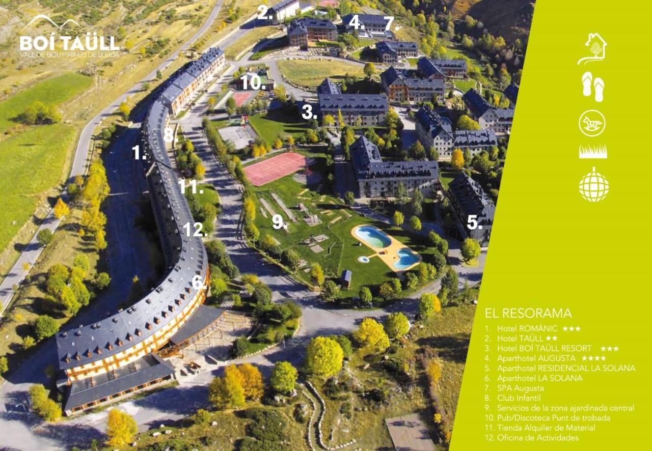 ホテル Residencial La Solana Vall de Boí エクステリア 写真